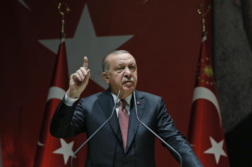 Ο Τούρκος Πρόεδρος Ρετζέπ Ταγίπ Ερντογάν (AP)