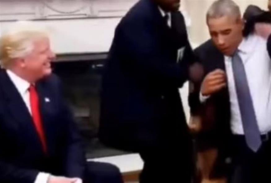 Η ΑΙ «σύλληψη» Ομπάμα - Προκλητικό βίντεο από τον Τραμπ (Video Capture)