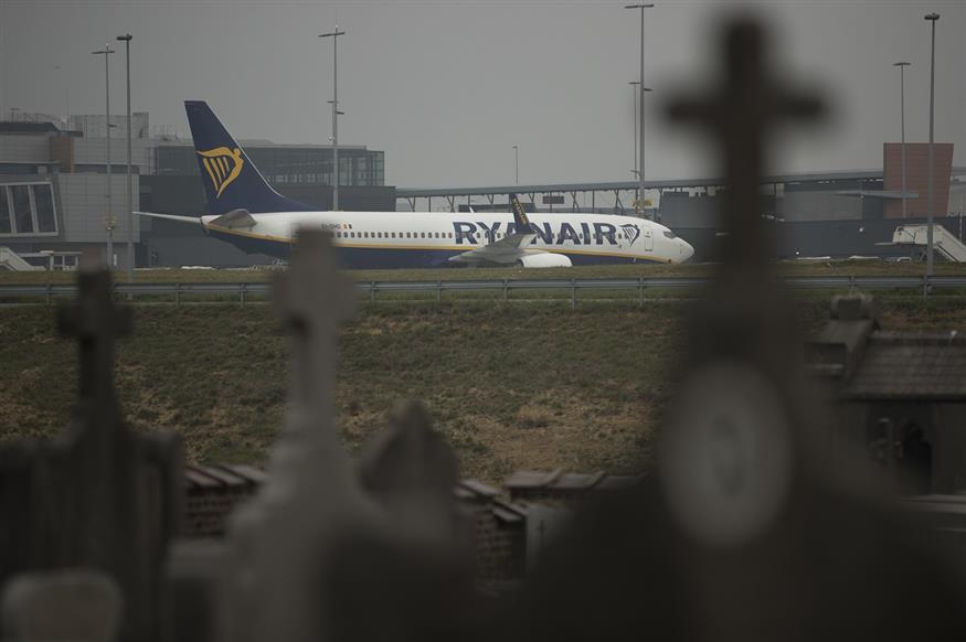 Αεροσκάφος της Ryanair (AP Photo/Francisco Seco)
