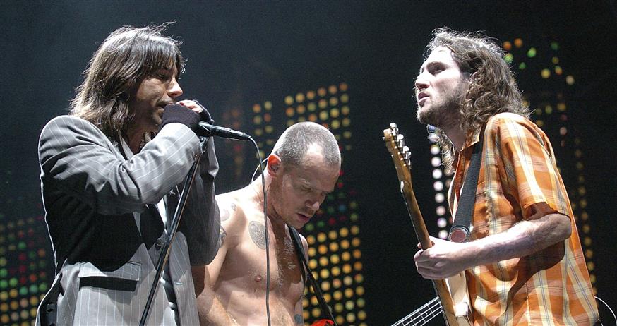 Anthony Kiedis και John Frusciante το 2006 (copyright: AP image)