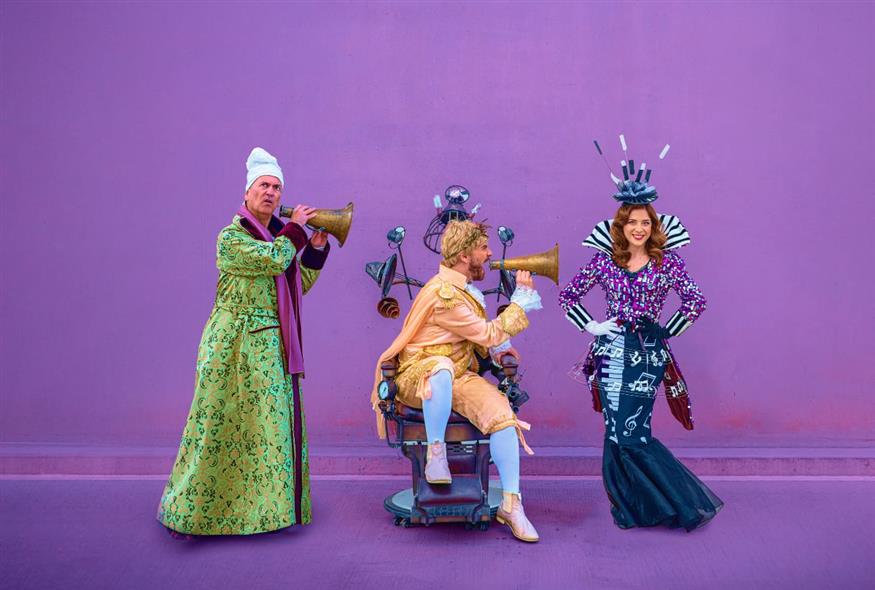 H παράσταση «Σιωπή, ο βασιλιάς ακούει» του Νίκου Κυπουργού (Copyright: Α. Σιμόπουλος)