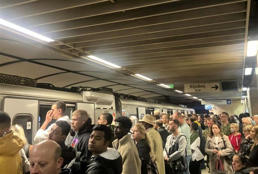 Συνωστισμός στο Μετρό