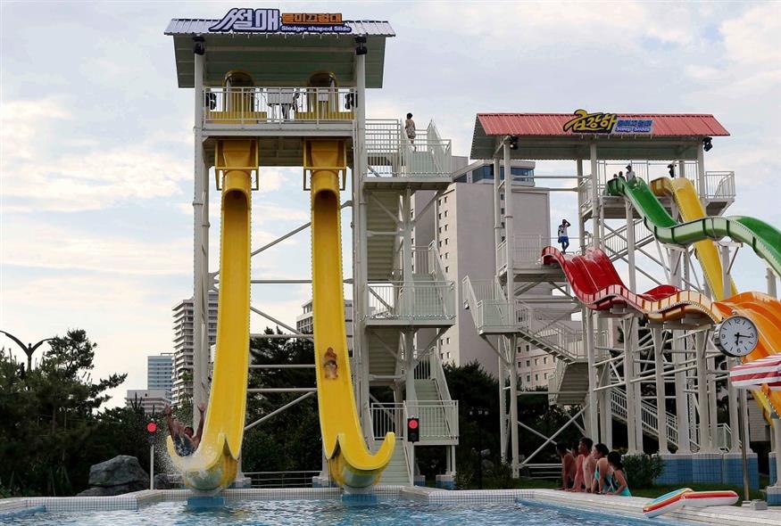 Νερουτσουλήθρα (Jon Chol Jin/AP)