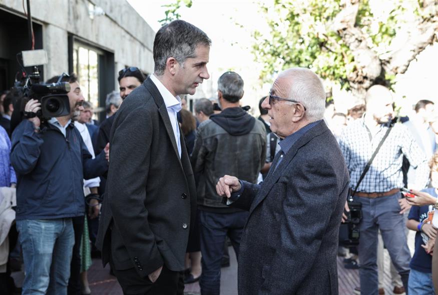 Κώστας Μπακογιάννης και Νικήτας Κακλαμάνης (ΒΑΣΙΛΗΣ ΡΕΜΠΑΠΗΣ/EUROKINISSI)