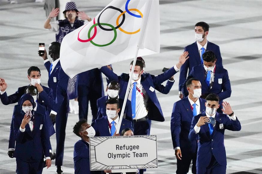 H Ολυμπιακή Ομάδα Προσφύγων (AP photo)