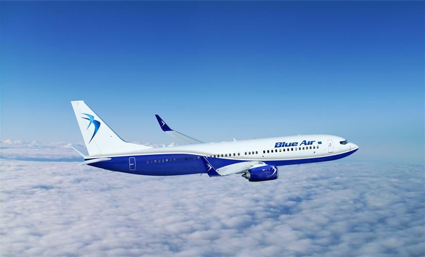 Την επανέναρξη των πτήσεων από Αθήνα και Θεσσαλονίκη προς Λάρνακα ανακοίνωσε η Blue Air