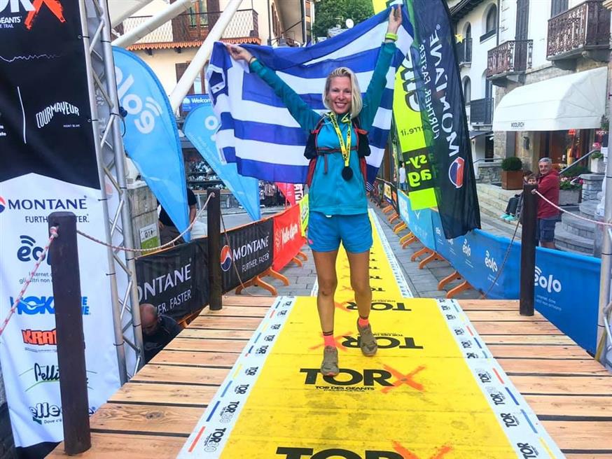 Η Ασημίνα Ιγγλέζου στα 10 χρόνια του αγώνα είναι η πρώτη Ελληνίδα που τερμάτισε