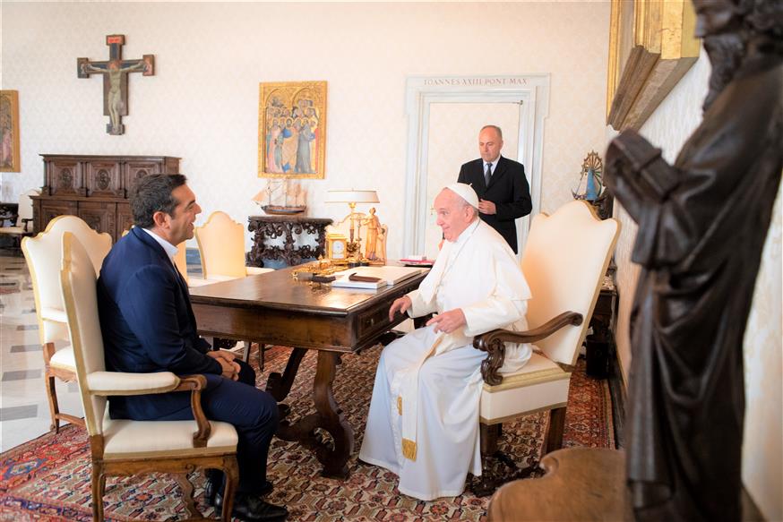 Συνάντηση Τσίπρα - Πάπα