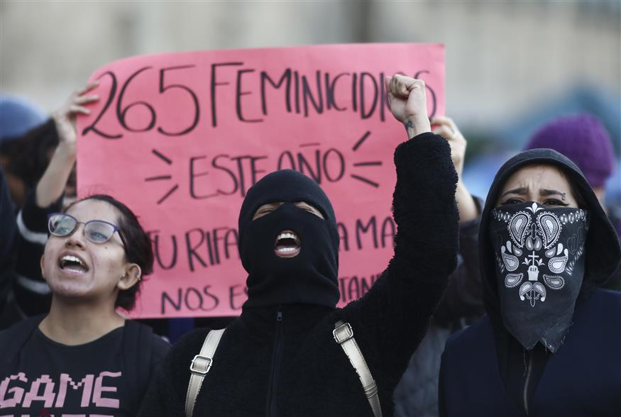 Διαδηλώσεις στο Μεξικό για τη δολοφονία ενός 7χρονου κοριτσιού/(AP Photo/Eduardo Verdugo)
