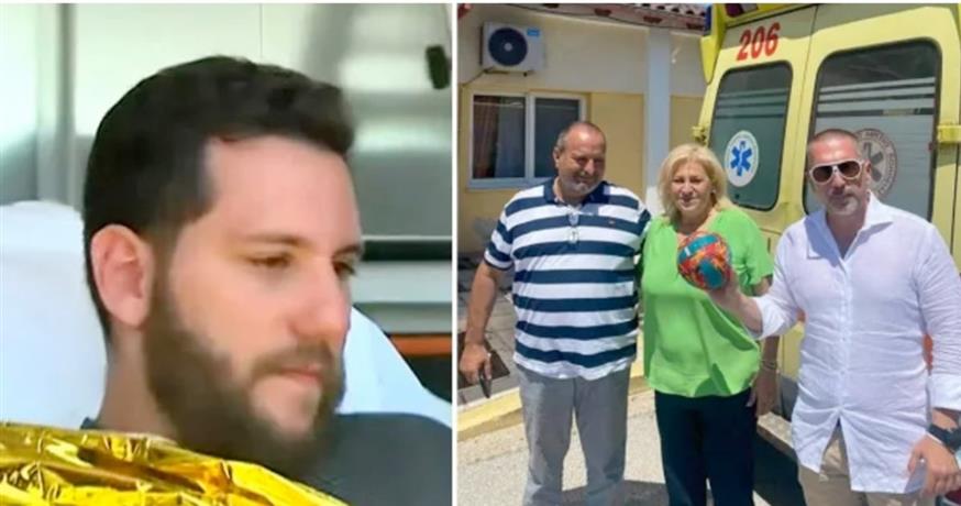 Ο Ιβάν, δεξιά, με τη μπάλα που τον κράτησε ζωντανό· εικονίζονται και ο πατέρας του και η δήμαρχος Κασσάνδρας. Ο Ιβάν, δεξιά, με τη μπάλα που τον κράτησε ζωντανό· εικονίζονται και ο πατέρας του και η δήμαρχος Κασσάνδρας.