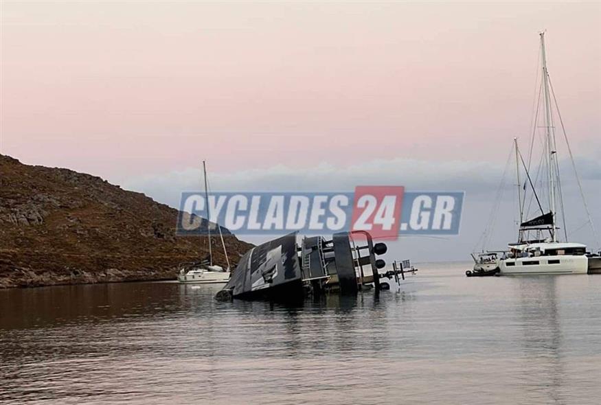 Κύθνος: Η διάσημη θαλαμηγός «007 James Bond» σχεδόν βυθίστηκε (cyclades24.gr)