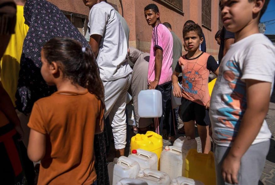 Λωρίδα της Γάζας - νερό - λειψυδρία - παιδιά