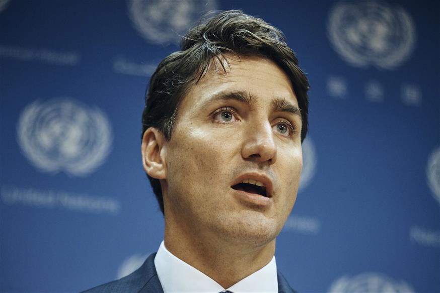 Ο πρωθυπουργός του Καναδά, Τζάστιν Τρυντώ (AP Photo/Andres Kudacki)