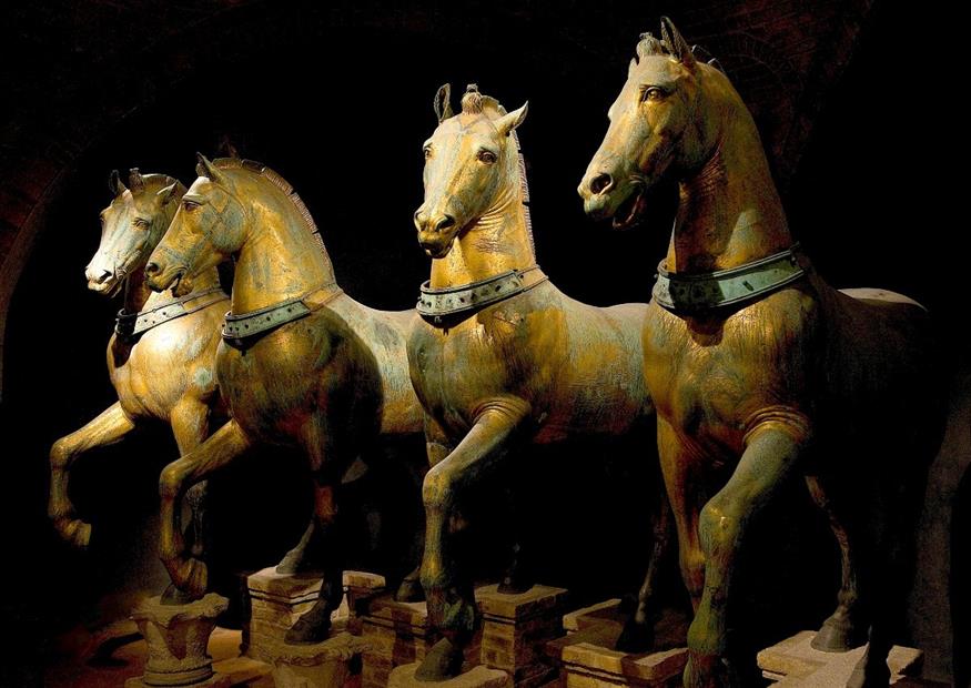 Τα θρυλικά Άλογα του Ιπποδρόμου στη Βενετία πια...
