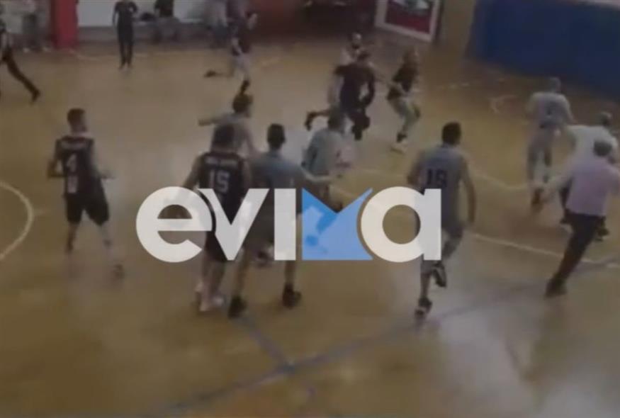 Αγώνας μπάσκετ στην Εύβοια/evima.gr