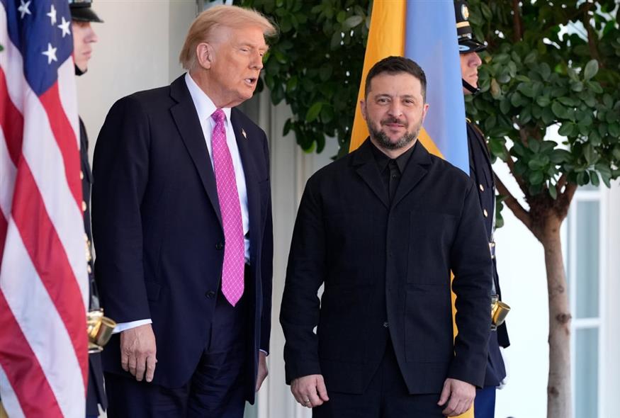 Ντόναλντ Τραμπ και Βολοντίμιρ Ζελένσκι (AP Photo/Alex Brandon)
