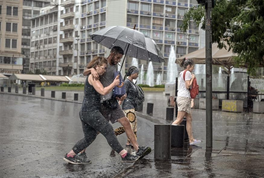 Καιρός - Κακοκαιρία - Βροχή (EUROKINISSI)