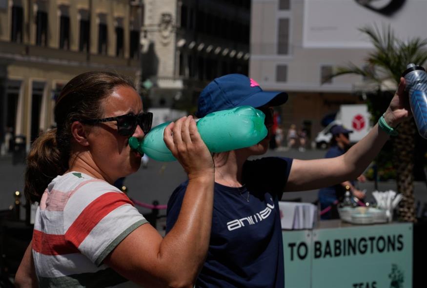 Ιταλία, καύσωνας (AP Photo/Gregorio Borgia)