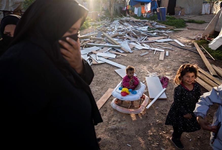 Παιδιά Παλαιστινίων στη Δυτική Όχθη (φωτογραφία αρχείου/ Associated Press)