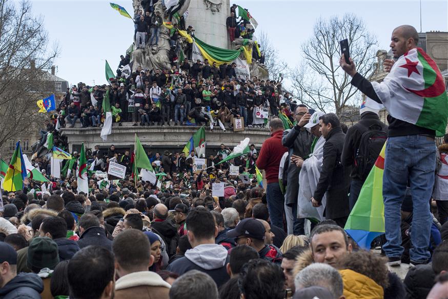 Διαδηλώσεις στην Αλγερία/(AP Photo/Rafael Yaghobzadeh)