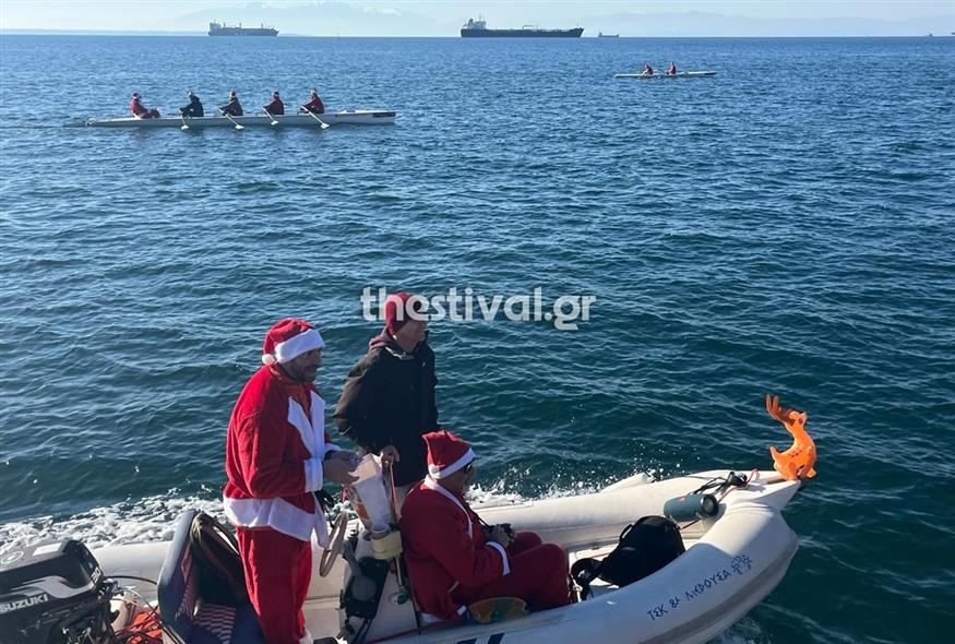 Θεσσαλονίκη: Γέμισε ο Θερμαϊκός... Άι-Βασίληδες