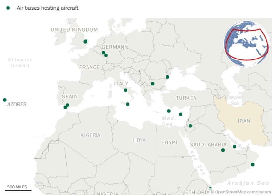 Αμερικανική πολεμική δύναμη - Μέση Ανατολή