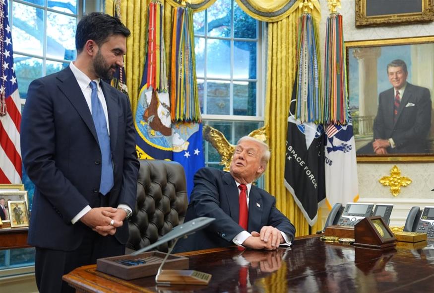 Συνάντηση Ζόραν Μαμντάνι-Ντόναλντ Τραμπ (AP)