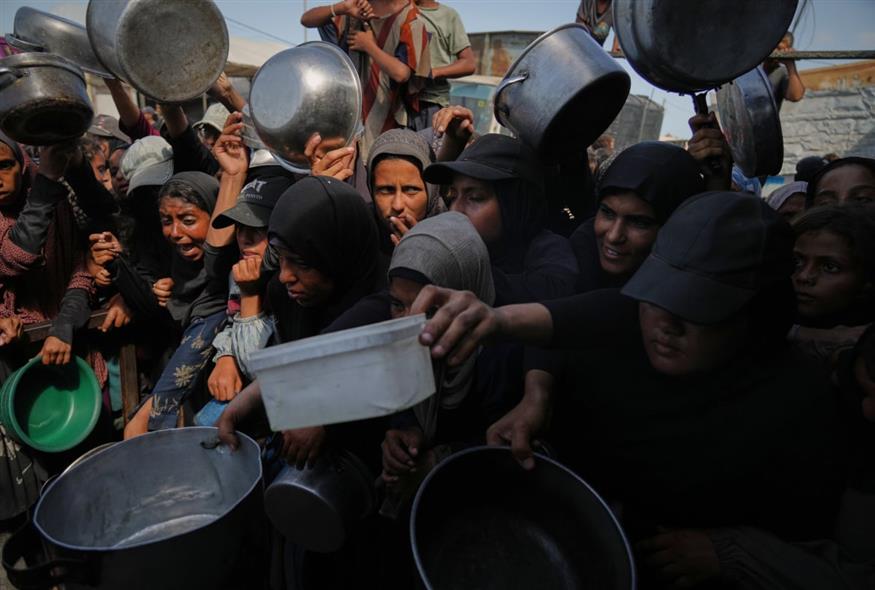 Παλαιστίνιοι στη Γάζα (AP Photo/Jehad Alshrafi)