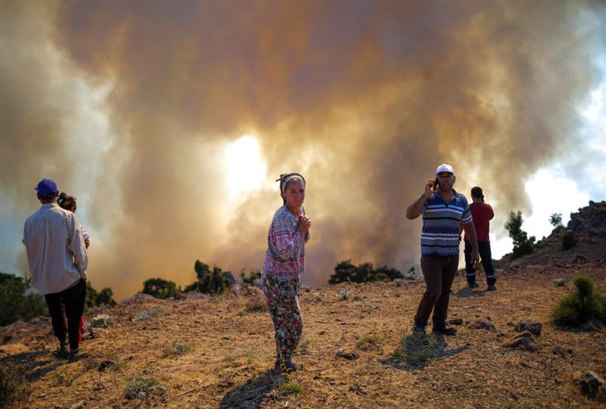 Πυρκαγιά στην περιοχή Koycegiz στην Τουρκία/AP