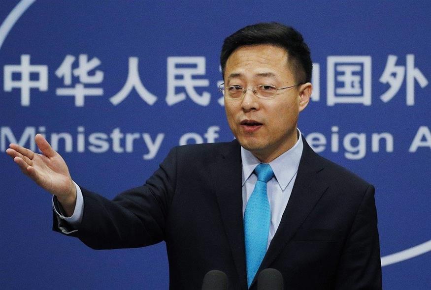 Ο εκπρόσωπος του κινεζικού ΥΠΕΞ,  Ζάο Λιζιάν (Associated Press)