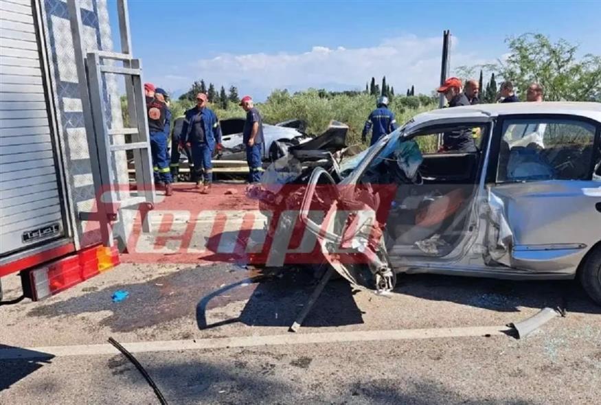 Τροχαίο δυστύχημα στην Αχαΐα (tempo24) Τροχαίο δυστύχημα στην Αχαΐα (tempo24)