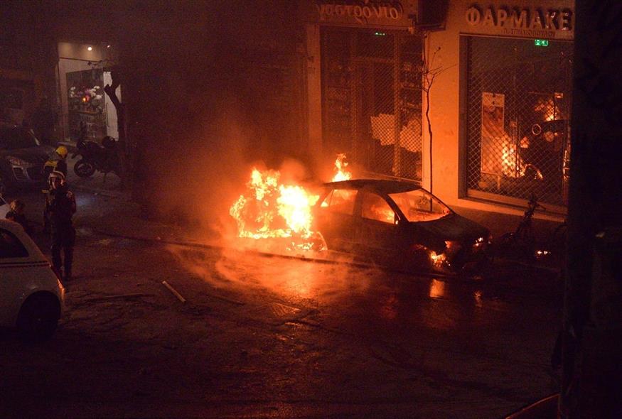 Επεισόδια στα Εξάρχεια (ΦΩΤΟ © ΚΙΚΗ ΓΕΡΑΝΕΑ)