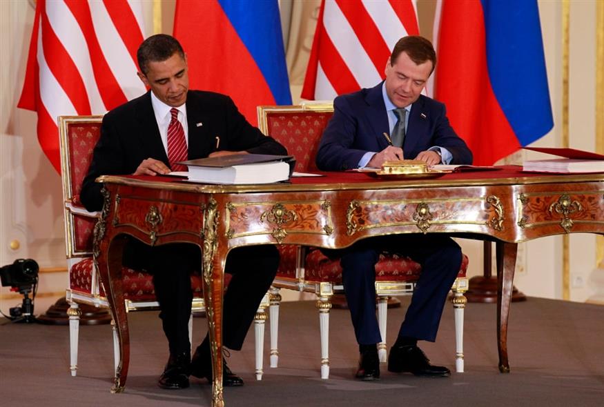 Η υπογραφή της Συνθήκης (AP Photo/Alex Brandon, File)