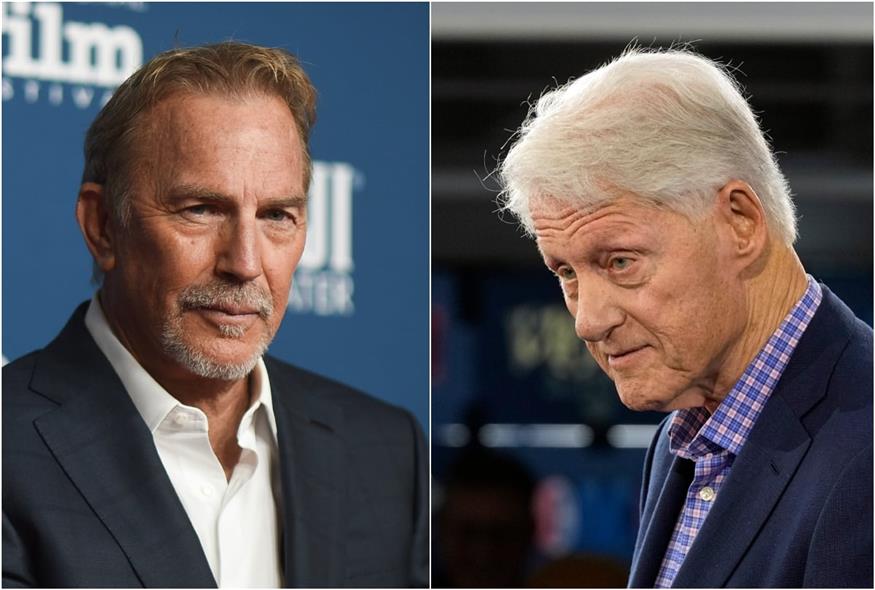 Κέβιν Κόστνερ - Μπιλ Κλίντον (AP)