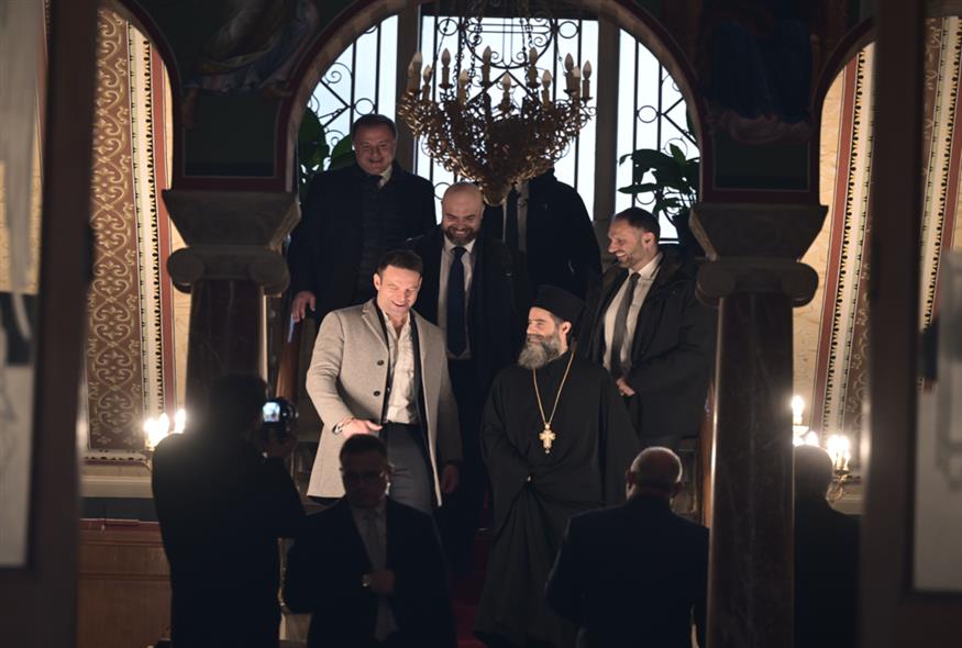 Συνάντηση του Στ. Κασσελάκη με τον Αρχιεπίσκοπο Αθηνών/EUROKINISSI