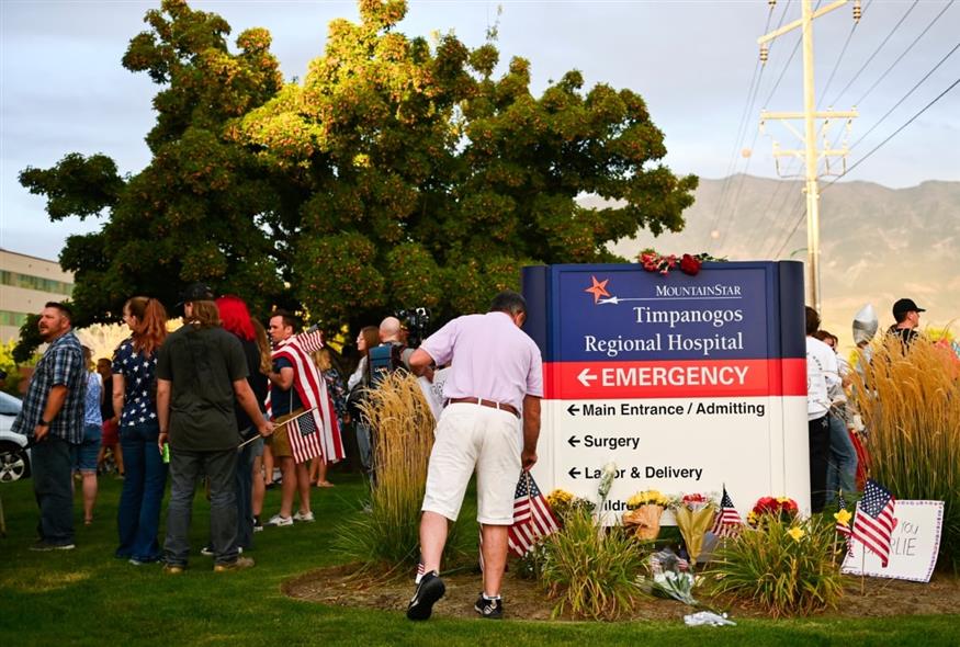 HΠΑ: Η δολοφονία του Τσάρλι Κερκ (AP)