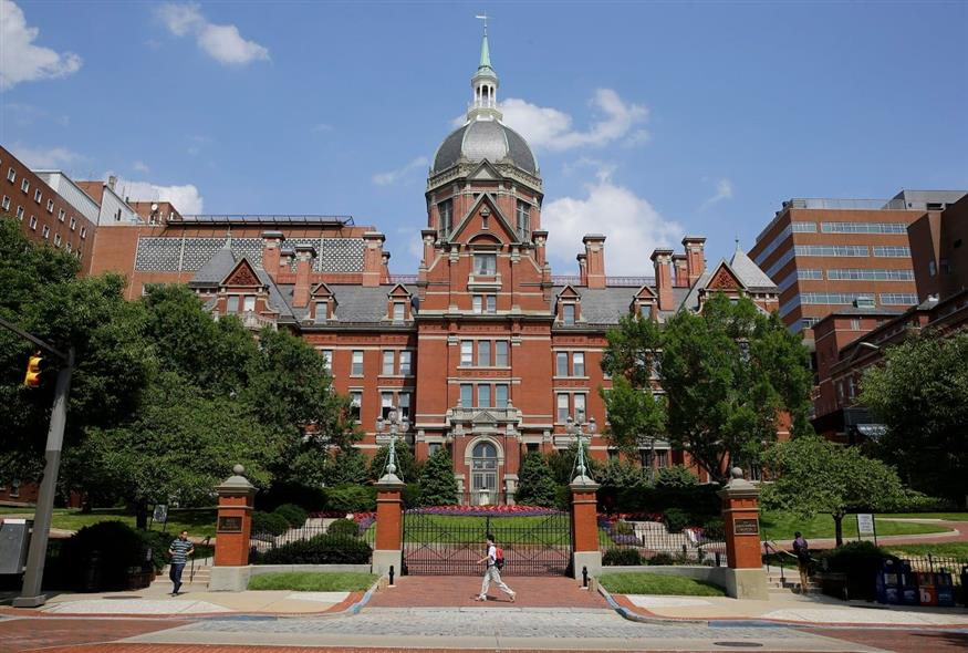 Το Πανεπιστήμιο Johns Hopkins (AP Photo/Patrick Semansky)