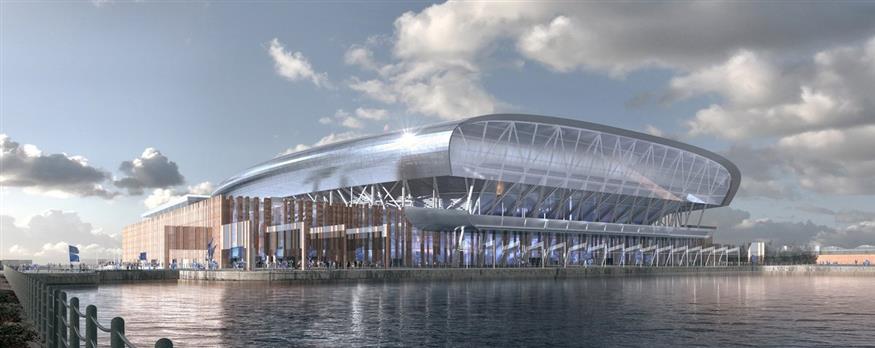 Αυτή είναι η όψη που θα έχει το νέο γήπεδο της Έβερτον