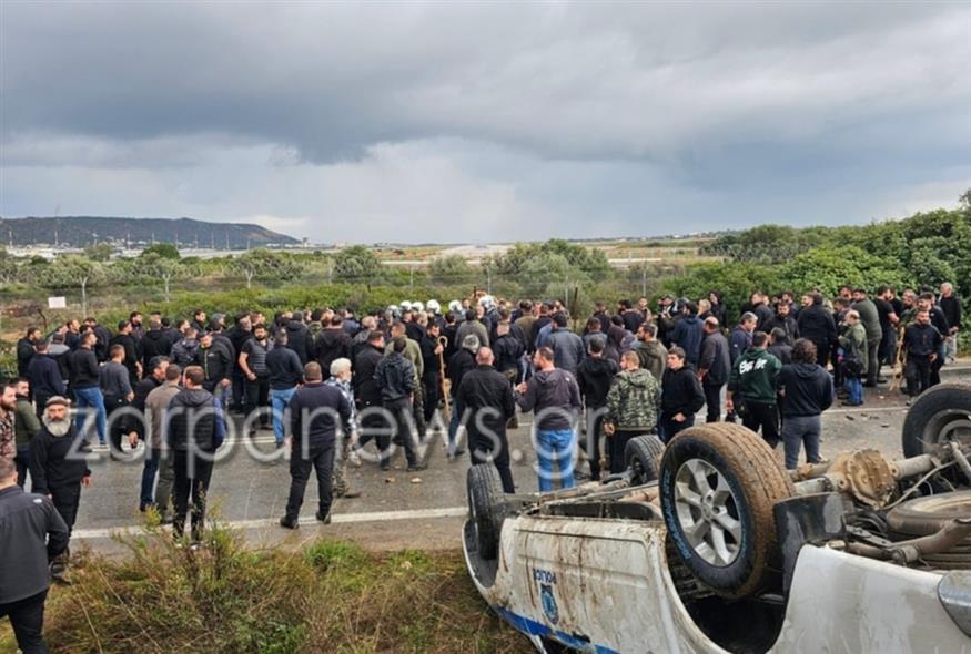 Αποκλεισμός του αεροδρομίου Χανίων Αποκλεισμός του αεροδρομίου Χανίων