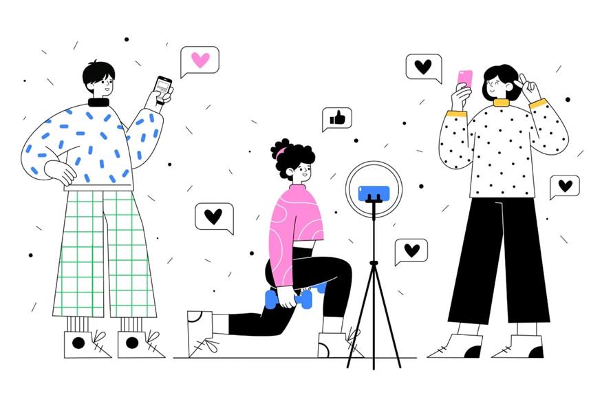 Social media και influencers (Freepik)