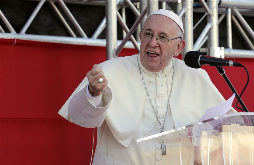 Ο Πάπας Φραγκίσκος/(AP Photo/Tito Herrera)