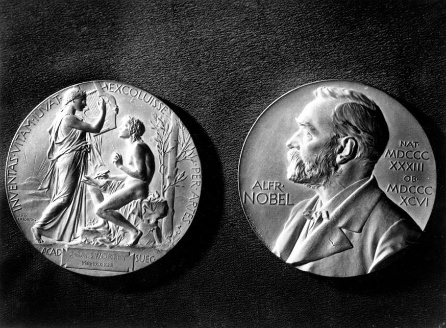 Μετάλλιο των Βραβείων Νόμπελ. /copyright Ap Photos