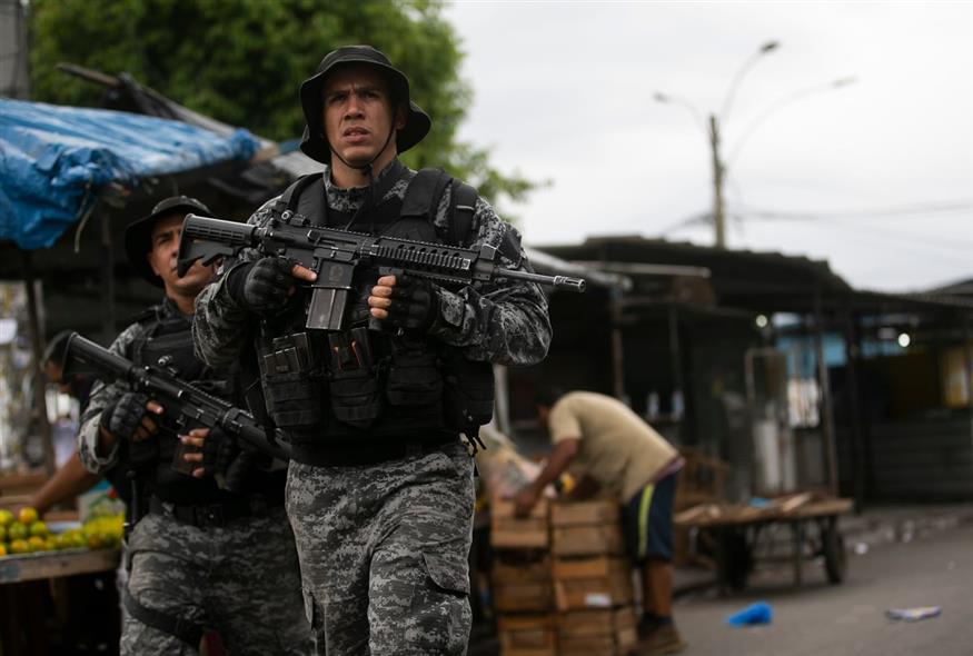 Αστυνομία στη Βραζιλία (AP Photo/Bruna Prado)