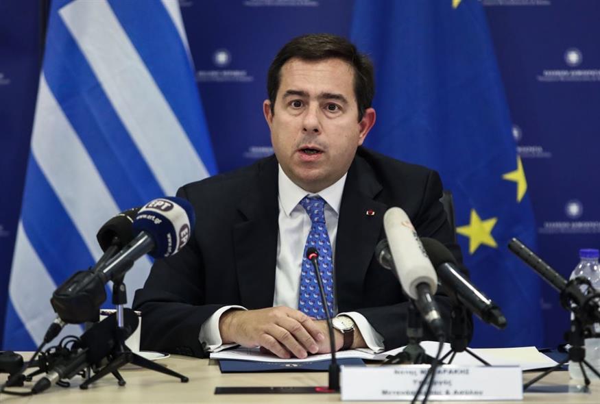 Ο υπουργός Μετανάστευσης, Νότης Μηταράκης (ΓΙΑΝΝΗΣ ΠΑΝΑΓΟΠΟΥΛΟΣ/EUROKINISSI)