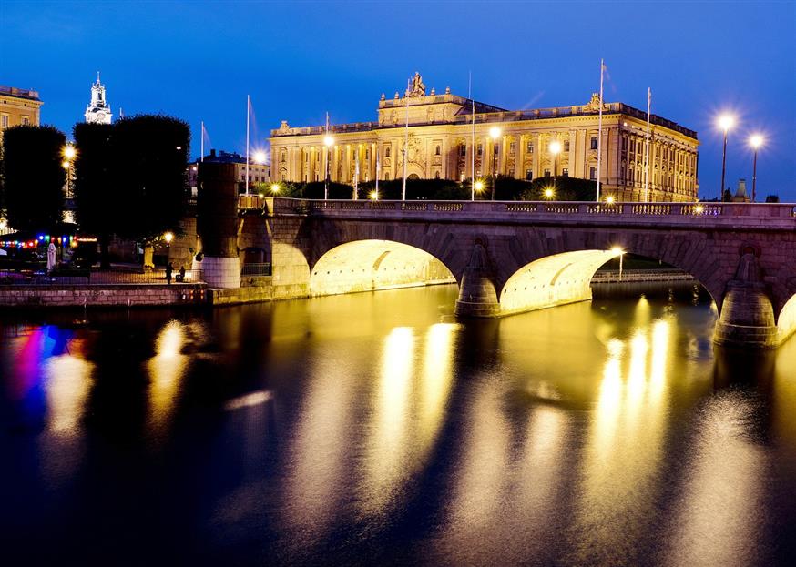 Το κοινοβούλιο της Σουηδίας (AP Photo/Michael Probst)