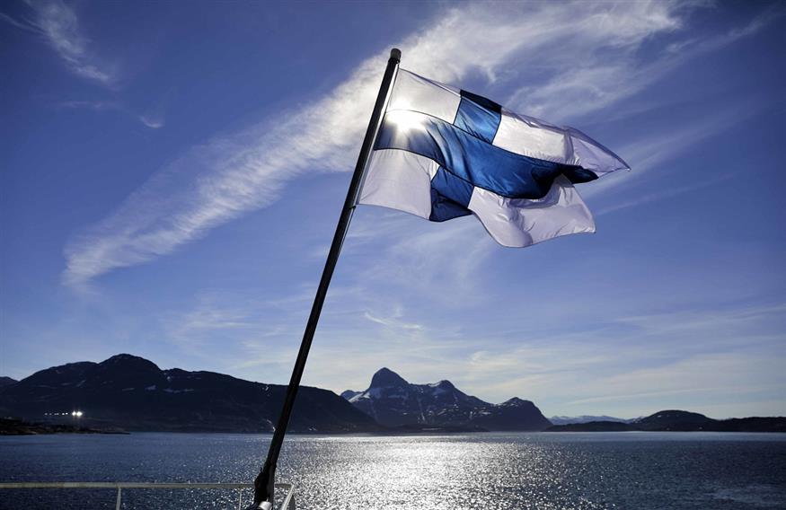 Η σημαία της Φινλανδίας (AP Photo/David Goldman, file)
