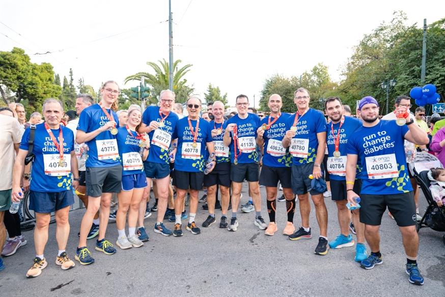 Η δρομική ομάδα της Novo Nordisk Hellas, “Run to Change Diabetes”