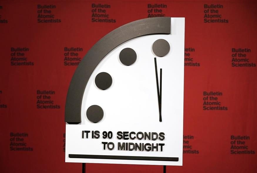 90 δευτερόλεπτα από το Τέλος «χτυπάει» το Ρολόι της Αποκάλυψης (Associated Press)