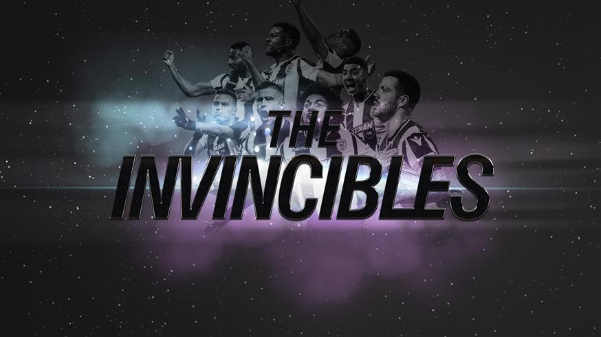 Η promo αφίσα της ταινίας - ντοκιμαντέρ «The Invincibles» (ΠΑΕ ΠΑΟΚ)