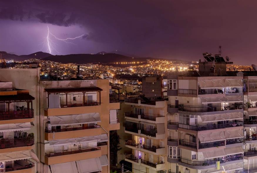 Κεραυνοί στη Θεσσαλονίκη (Intime - Φωτογραφία αρχείου)